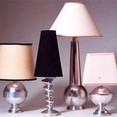 Gilded Lamp Bases