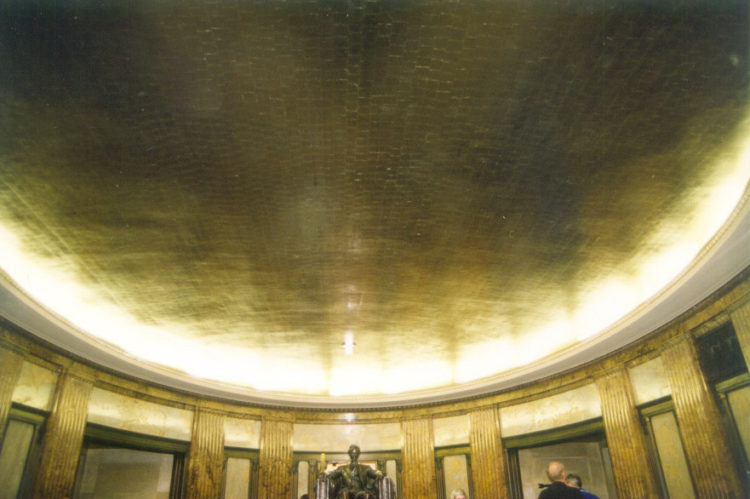 Abraham Lincoln Tomb Historic Site in Springfield, IL - 23KT Gold-leaf Ceilings